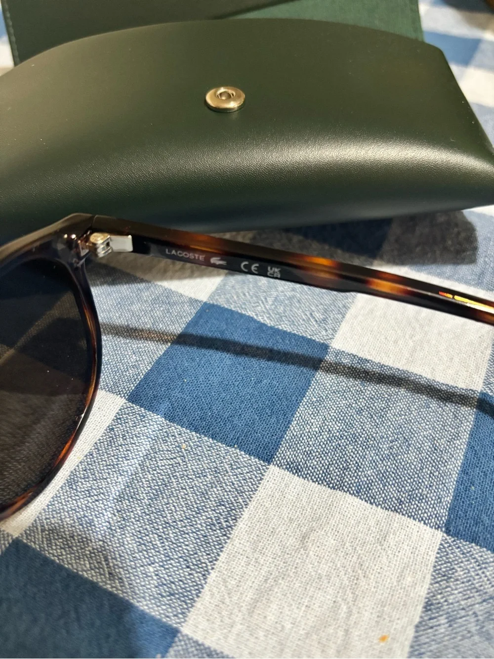New Brown  Tortoise Polarized Sunglasses - Lacoste Unisex